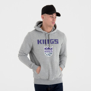 Men's New Era team logo PO Hoody NBA Sacramento Kings grey