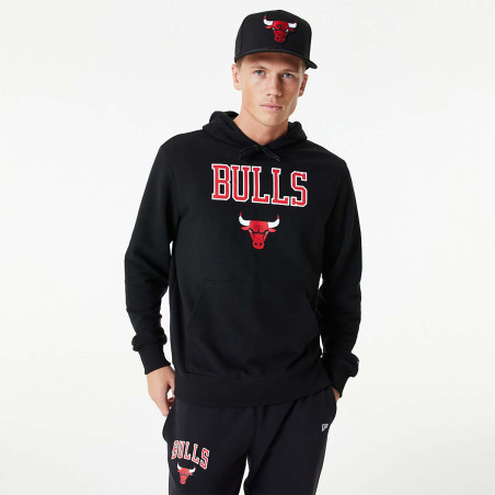 Sudadera NBA Chicago Bulls New Era Team logo 2 Negro