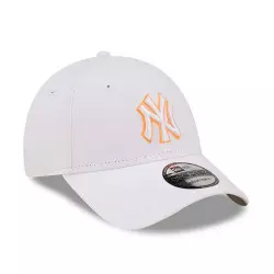 Casquette MLB New York Yankees New Era Neon Outline 9Forty Blanc