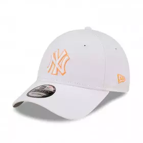 Casquette MLB New York Yankees New Era Neon Outline 9Forty Blanc