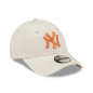 Kid's New Era League Essential 9Forty hat MLB New York Yankees Cream