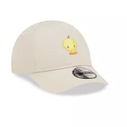 Casquette Mascot New Era Looney Tunes Tweety Bird 9Forty Crème pour bébé