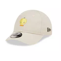 Casquette Mascot New Era Looney Tunes Tweety Bird 9Forty Crème pour bébé