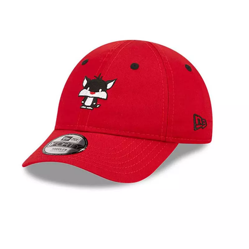 Casquette Mascot New Era Looney Tunes Sylvester 9Forty Rouge pour bébé