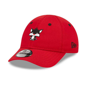 Baby's New Era Looney Tunes Sylvester 9Forty hat Red