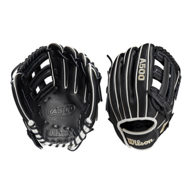 Gant de Baseball Wilson A500 23 10.5" Noir Pour enfant