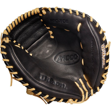 Gant de Catcher Baseball Wilson A1000 33" Mitt Crème