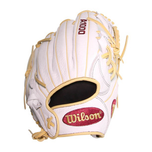 Gant de Softball Wilson A1000 Fastpich T1175 11.75" Blanc
