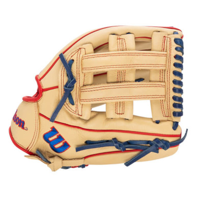 Gant de Baseball Wilson A500 23 12" Crème Bleu Pour enfant