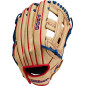 Gant de Baseball Wilson A500 23 12" Crème Bleu Pour enfant