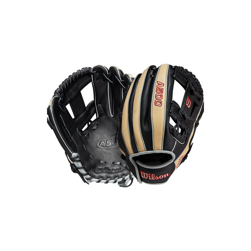 Youth's Wilson A500 23 11,5" black Cream Baseball Gloves