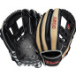 Guante de beisbol Wilson A500 23 11.5" negro Crema para nino