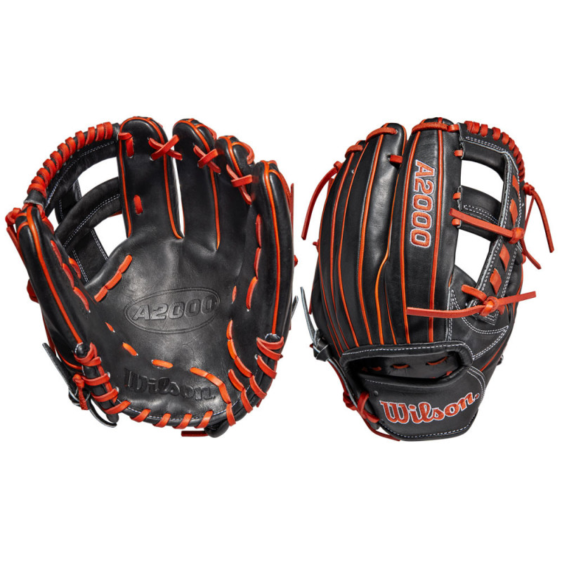 Wilson A2000 22 1716 11.5" Infield Baseball glove Black rd