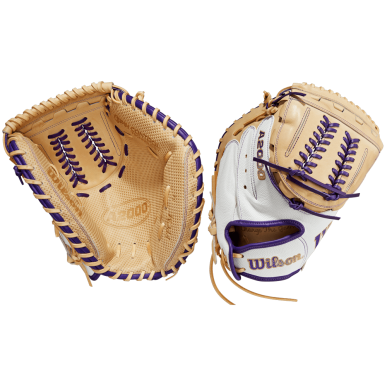 Guante de Softbol Catcher Wilson A2000 Aubree Munro Superskin 34" Catcher Blanco
