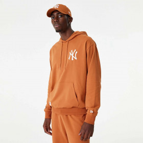 Sweat à Capuche MLB New York Yankees New Era League Essential Oversize Orange