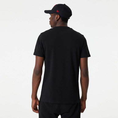 T-shirt NBA Chicago Bulls New Era Sky Print Noir pour Homme