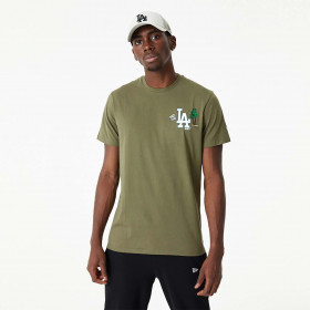 T-shirt MLB Los Angeles Dodgers New Era Team City Verde para hombre