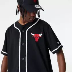 Camiseta de beisbol NBA Chicago Bulls New era negro