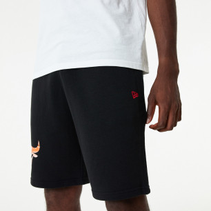 Short NBA Chicago Bulls New Era Sky Print Noir pour homme
