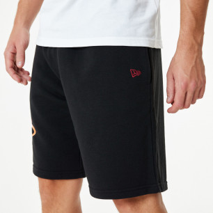 Men's New Era Sky Print Short NBA Miami Heat Black