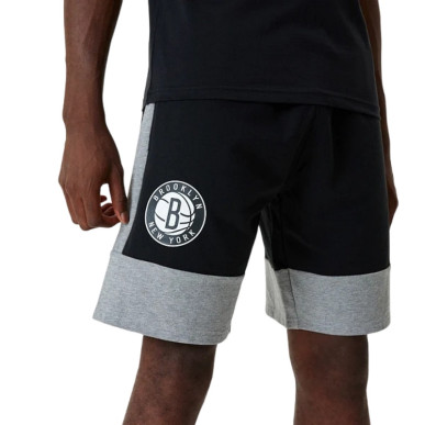 Short NBA Brooklyn nets New Era Colour Block Noir pour homme
