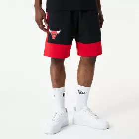 Short NBA Chicago Bulls New Era Colour Block Noir pour homme