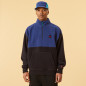 Men's New Era Color Block Sweat Zip Blue