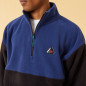 Men's New Era Color Block Sweat Zip Blue