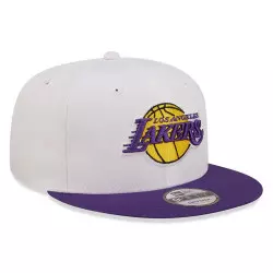 Casquette NBA Los Angeles Lakers New Era White Crown Team 9Fifty Blanc