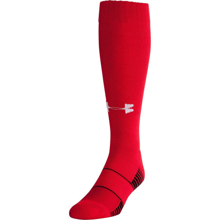 Calcetin de deportivo Under Armour Team Over the calf rojo