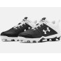 Crampons de baseball moulés Under armour Lead Off low Noir