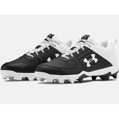 Crampons de baseball moulés Under armour Lead Off low Noir