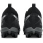 Crampons de Football Americain moulés Nike Alpha Menace Shark 3 Mid Noir gris Crampons de Football Americain moulés Nike Alpha Menace Shark 3 Mid Noir gris