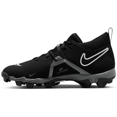 Crampones de fútbol americano Nike Alpha Menace Shark 3 Mid Negro gris