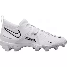 Crampones de fútbol americano Nike Alpha Menace Shark 3 Mid Blanco