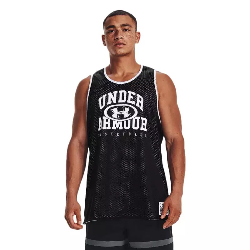 Debardeur Under Armour Baseline Reversible Noir Confort et Style