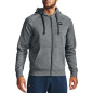 Sweat à capuche Zippé Under armour Rival Fleece Gris