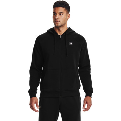 Sweat à capuche Zippé Under armour Rival Fleece Noir