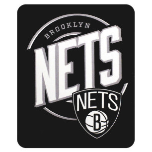 NBA Fleece throw Brooklyn nets