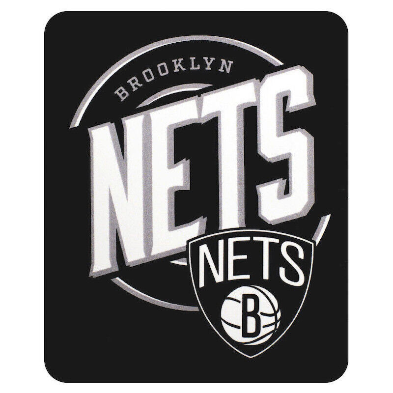 NBA Fleece throw Brooklyn nets