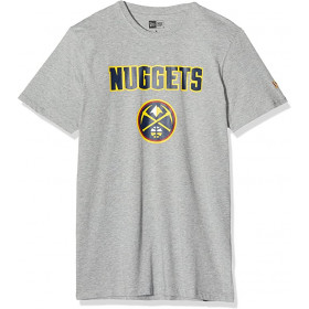 T-Shirt NBA Denver Nuggets New Era Team logo Gris