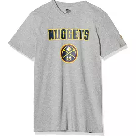 T-Shirt NBA Denver Nuggets New Era Team logo Gris