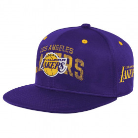 Gorra NBA Los Angeles Lakers Outerstuff Collegiate Arch Snapback Morando para Chico