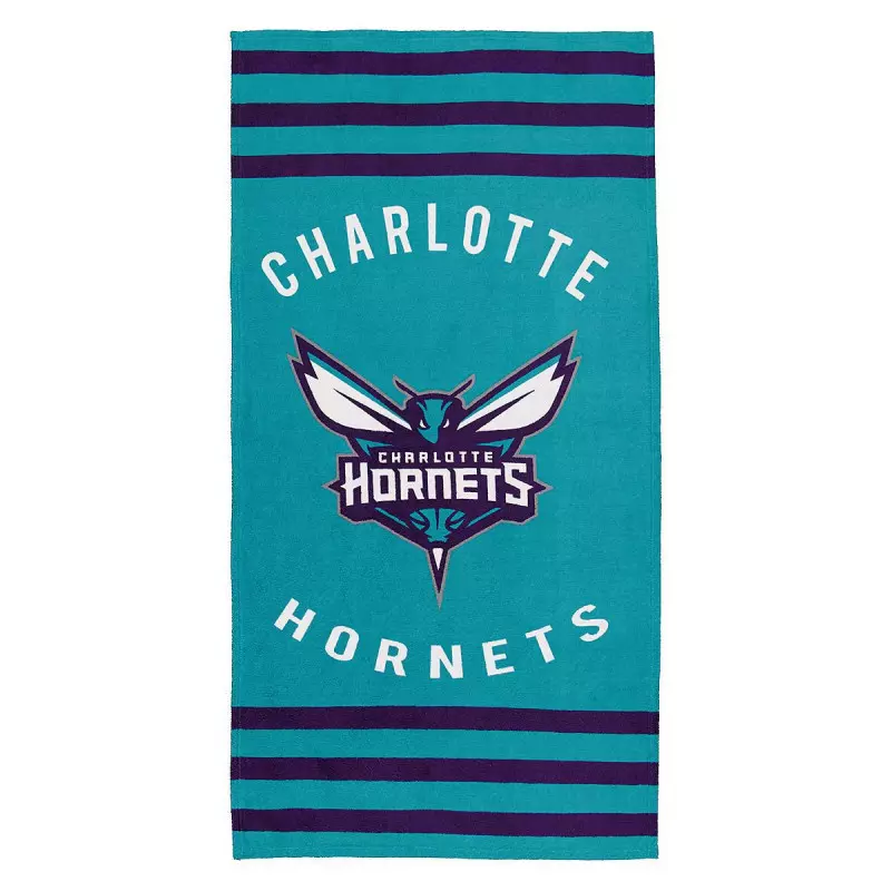 Serviette de plage NBA Charlotte Hornets Outterstuff Stripes