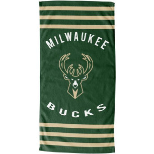 NBA Beach Stripes Towel Milwaukee Bucks