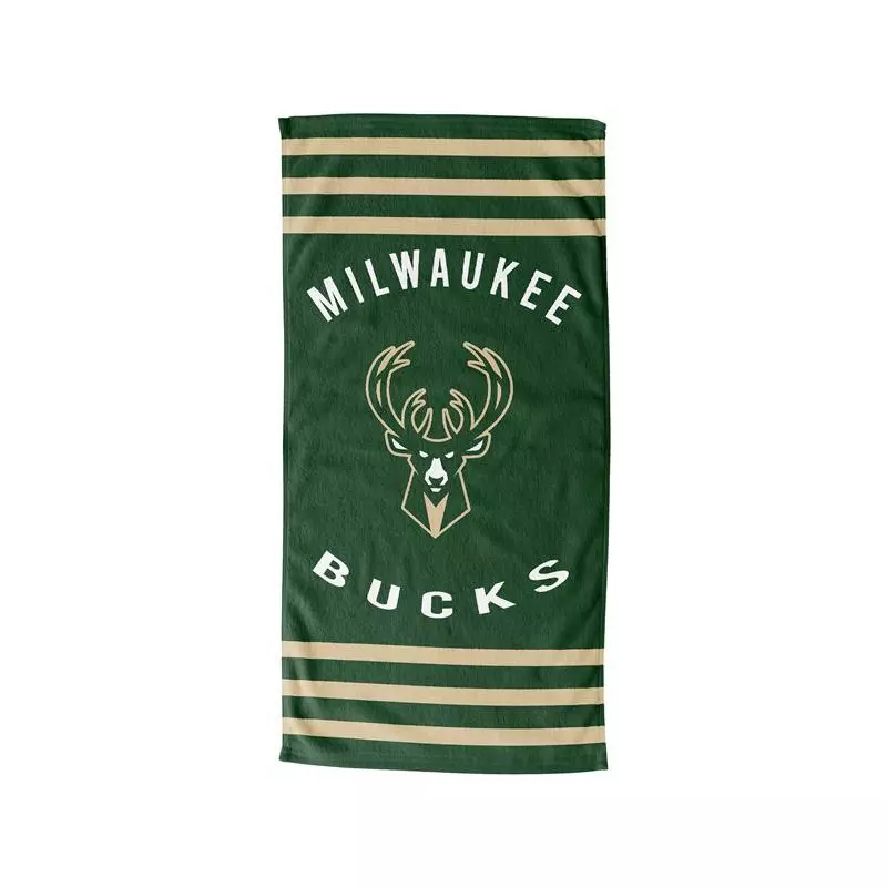 Serviette de plage NBA Milwaukee Bucks Outterstuff Stripes