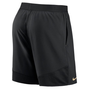 Short NFL New Orleans Saints Nike Stretch Woven Negro para hombre