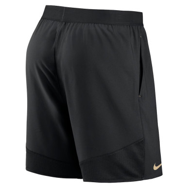 Short NFL New Orleans Saints Nike Stretch Woven Negro para hombre