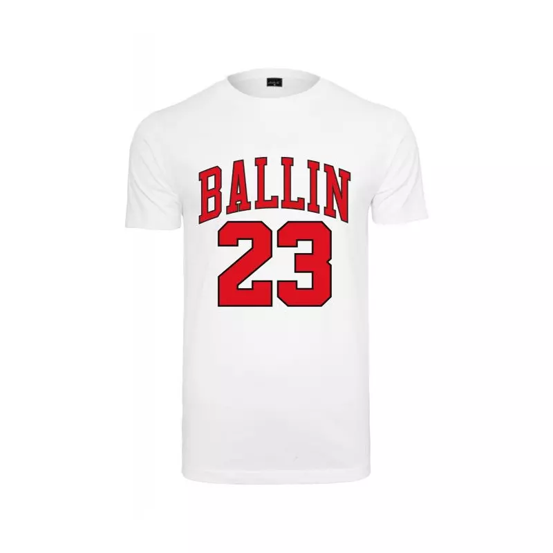 T-Shirt Mister Tee Ballin 23 Blanc pour Homme