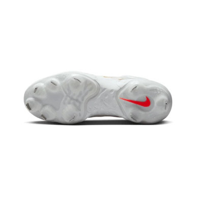 Crampons de Baseball métal Nike Alpha Huarache Elite 4 Mid Playoff Pack Blanc